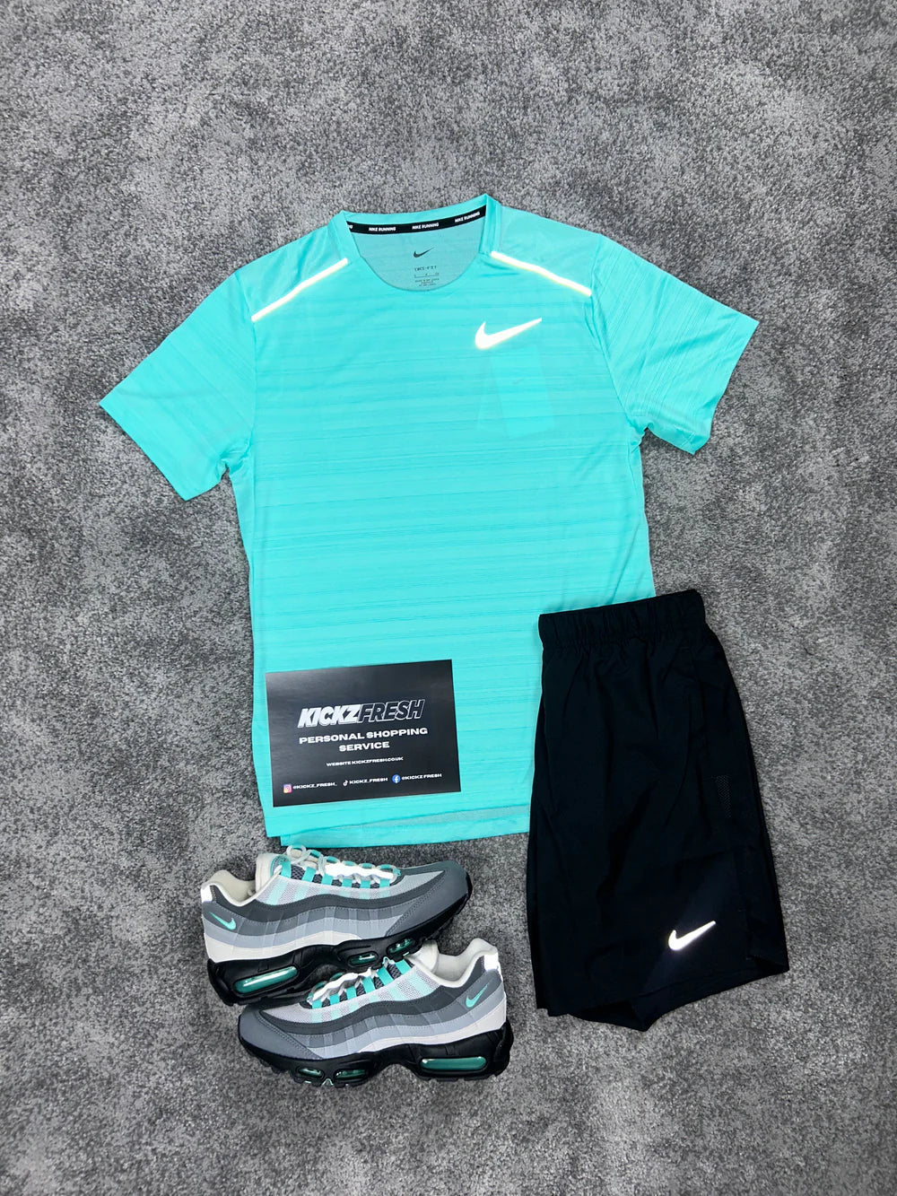 NIKE MILER HERRENSET „HYPER TÜRKIS“