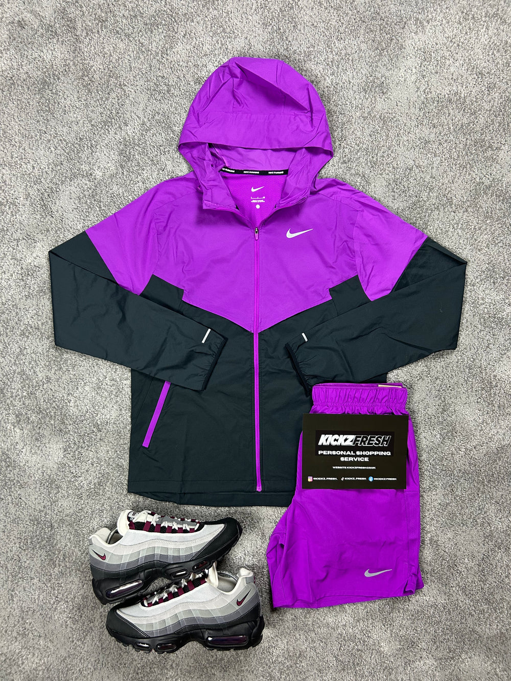 NIKE WINDRUNNER-SET PURPURGEWÖLBE FÜR HERREN