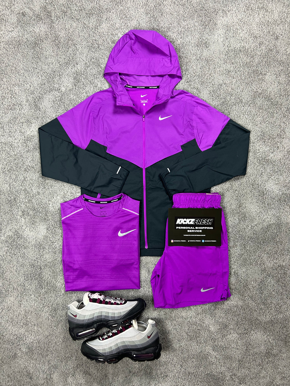 NIKE WINDRUNNER 3-TEILIGES HERRENSET „PURPLE VOID“