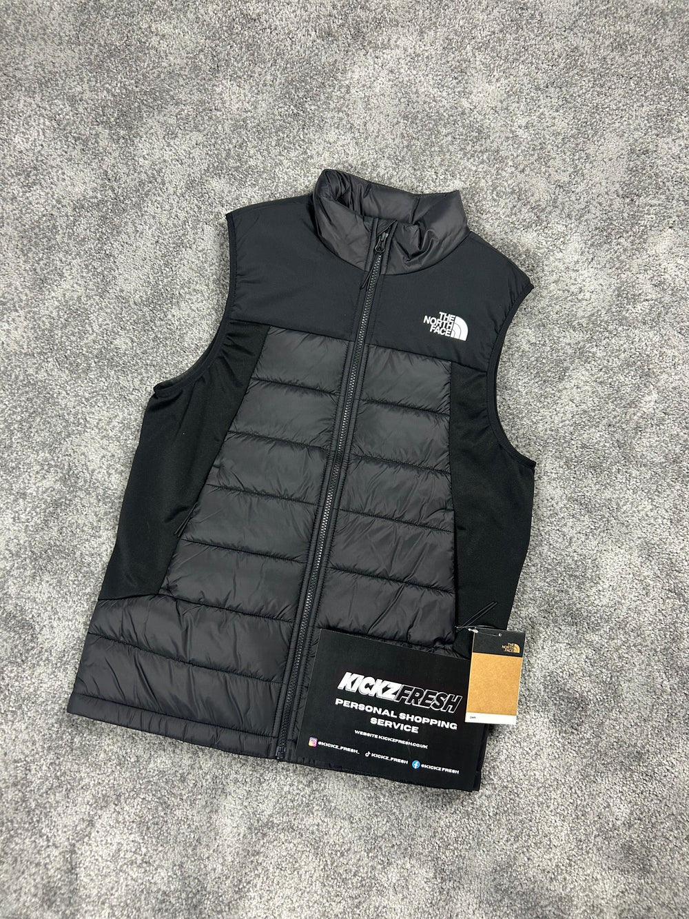 NORTH FACE ÄRMELLOSE GESTEPPTE WESTE