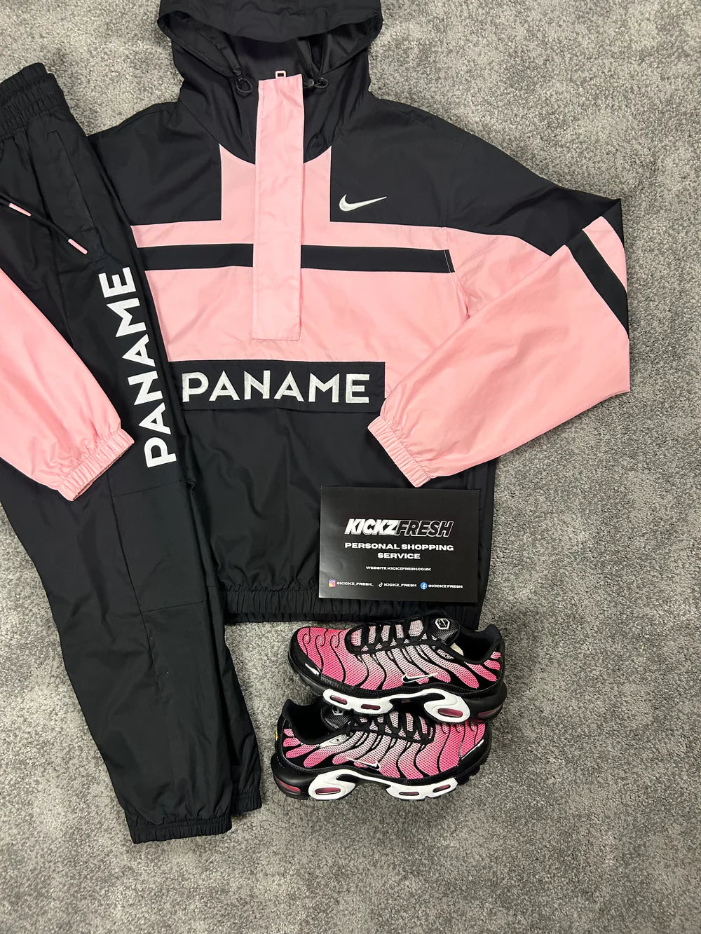 NIKE X PSG PANAME TRAININGANZUG BABYROSA