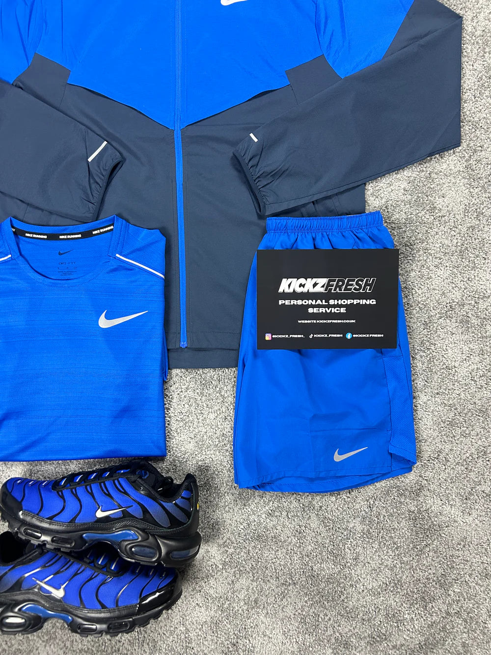 NIKE WINDRUNNER 3-TEILIGES HERRENSET „KÖNIGSBLAU“