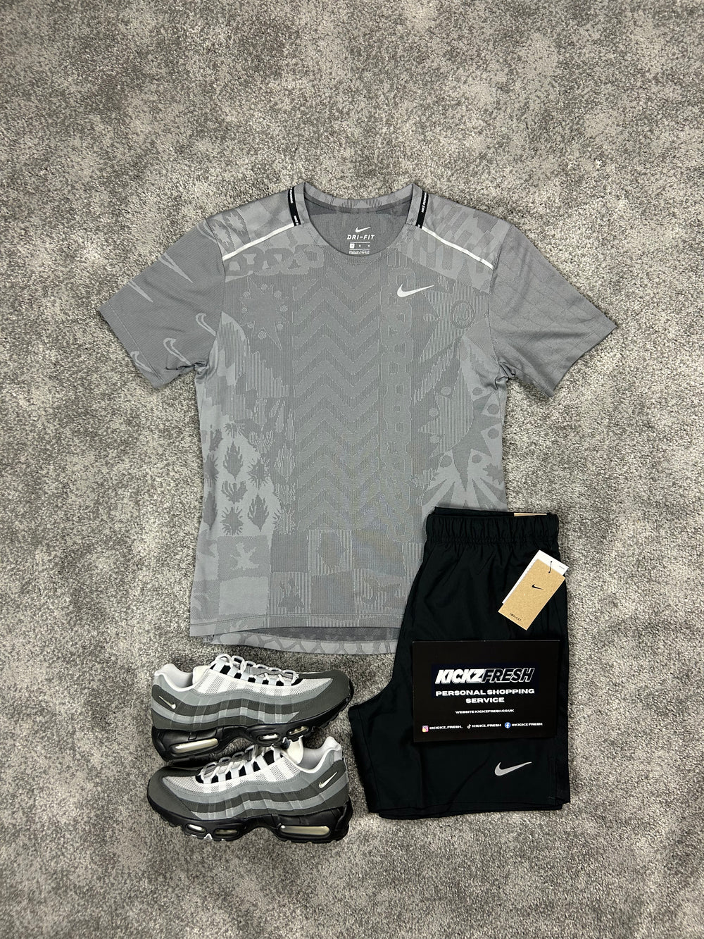 NIKE MILER TOKIO HERRENSET „GRAU“