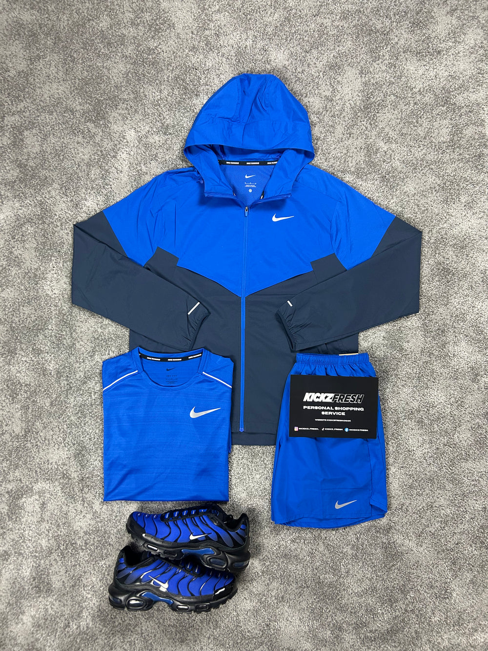 NIKE WINDRUNNER 3-TEILIGES HERRENSET „KÖNIGSBLAU“