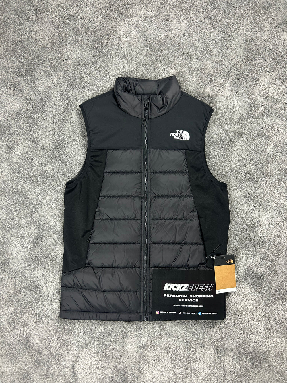 NORTH FACE ÄRMELLOSE GESTEPPTE WESTE