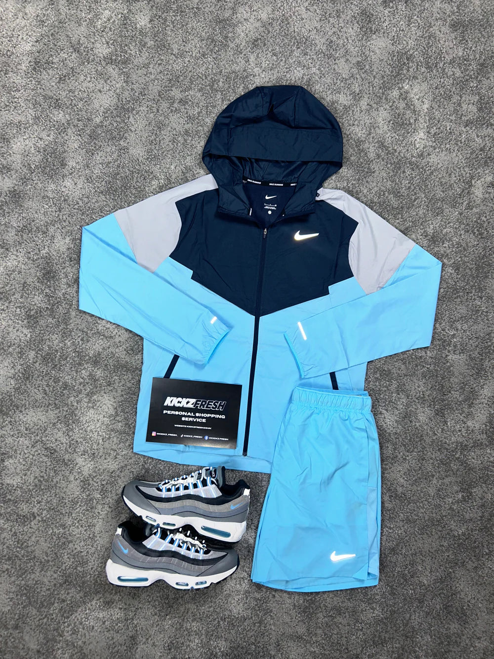 NIKE WINDRUNNER-SET AQUARIUS DUNKELBLAU FÜR HERREN