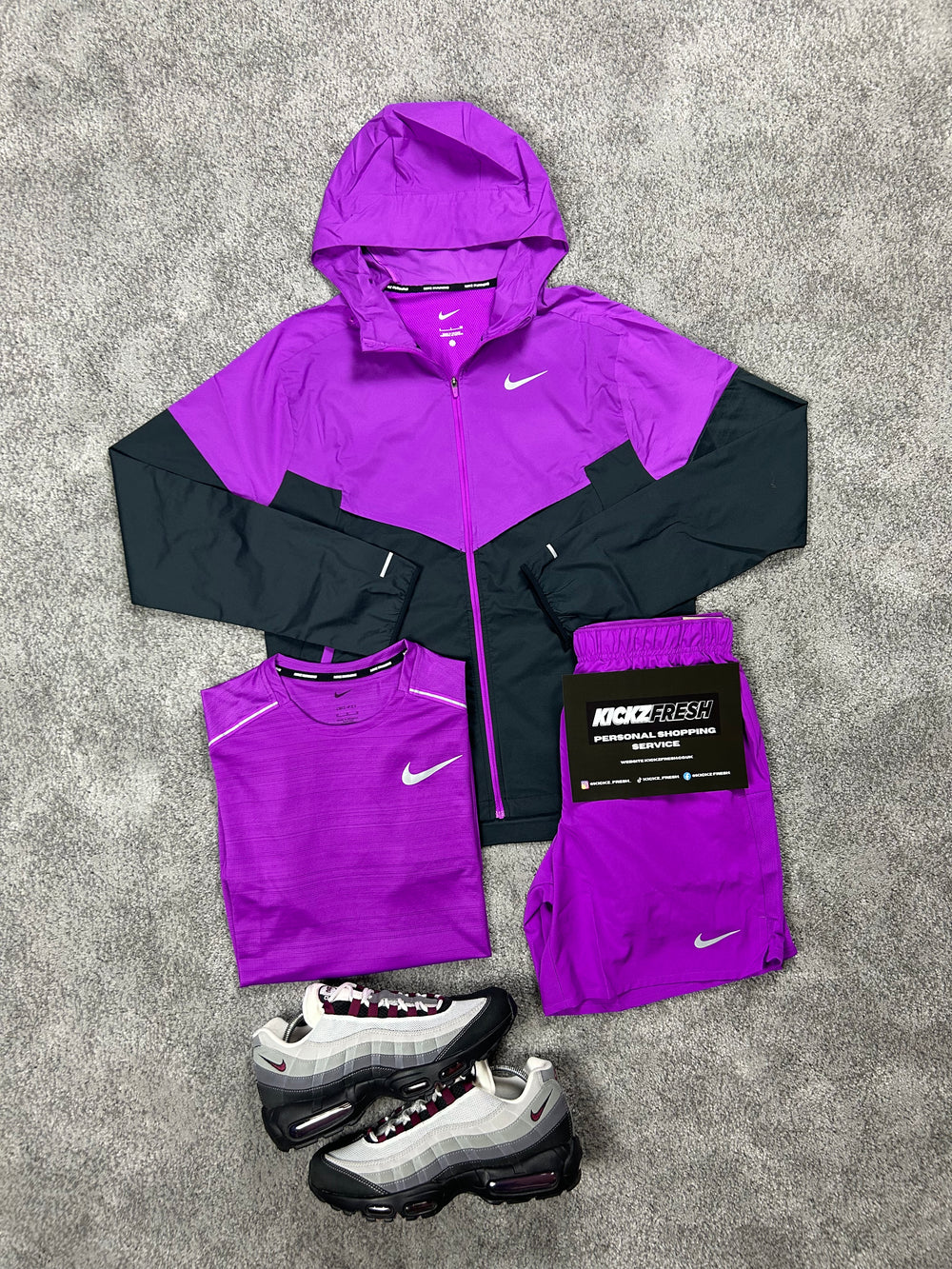 NIKE WINDRUNNER 3-TEILIGES HERRENSET „PURPLE VOID“