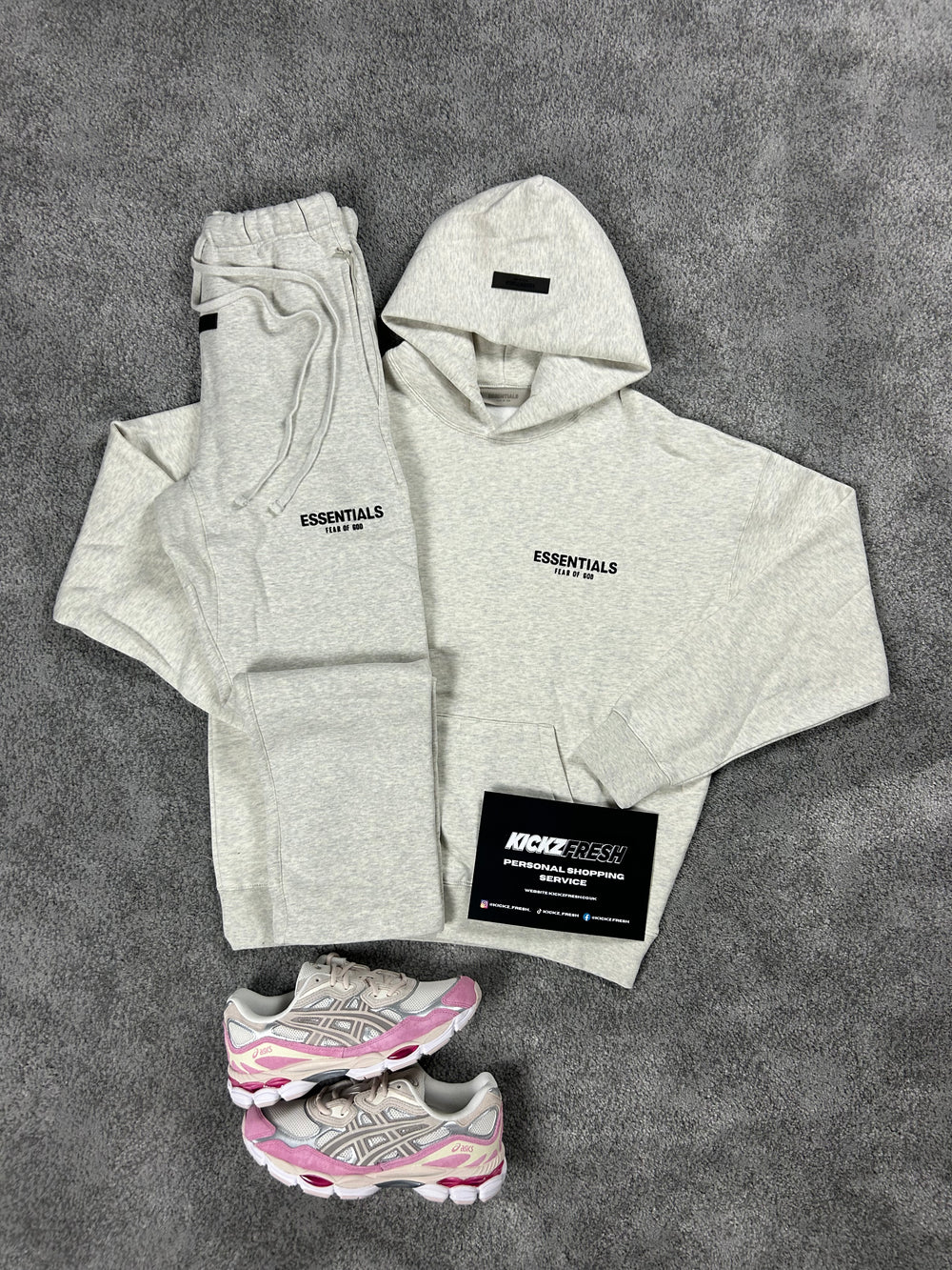 ESSENTIALS FEAR OF GOD TRAININGANZUG OFFENE FÜSSE HELL AVEINE