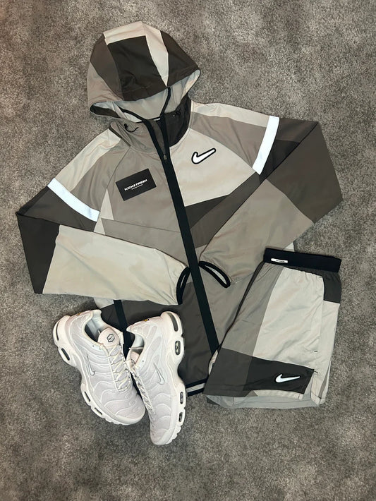 NIKE WILDRUN PATCHWORK-SET GRAU FÜR HERREN