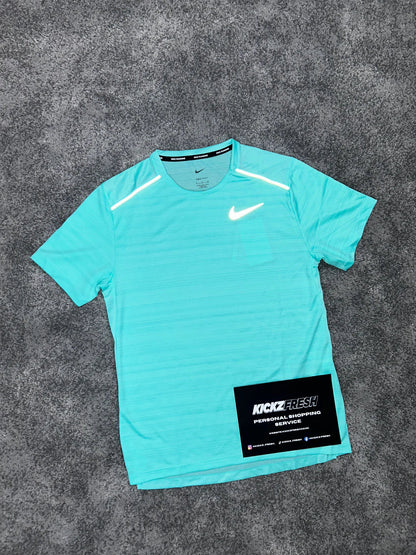 NIKE MILER T-SHIRT „HYPER-TÜRKIS“