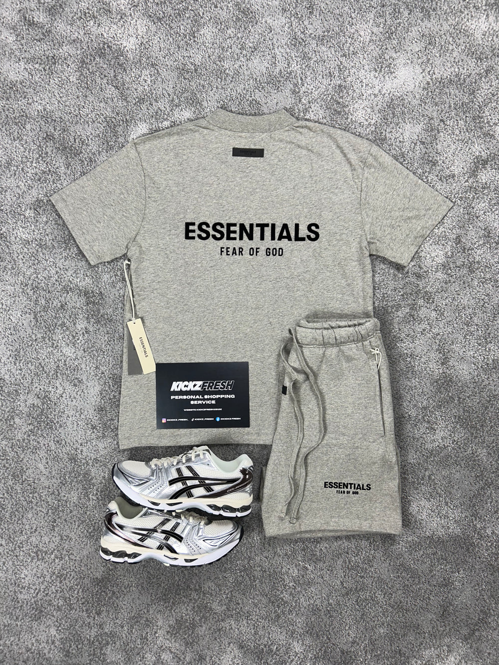 ESSENTIALS FEAR OF GOD HERRENSET DUNKEL AVEINE