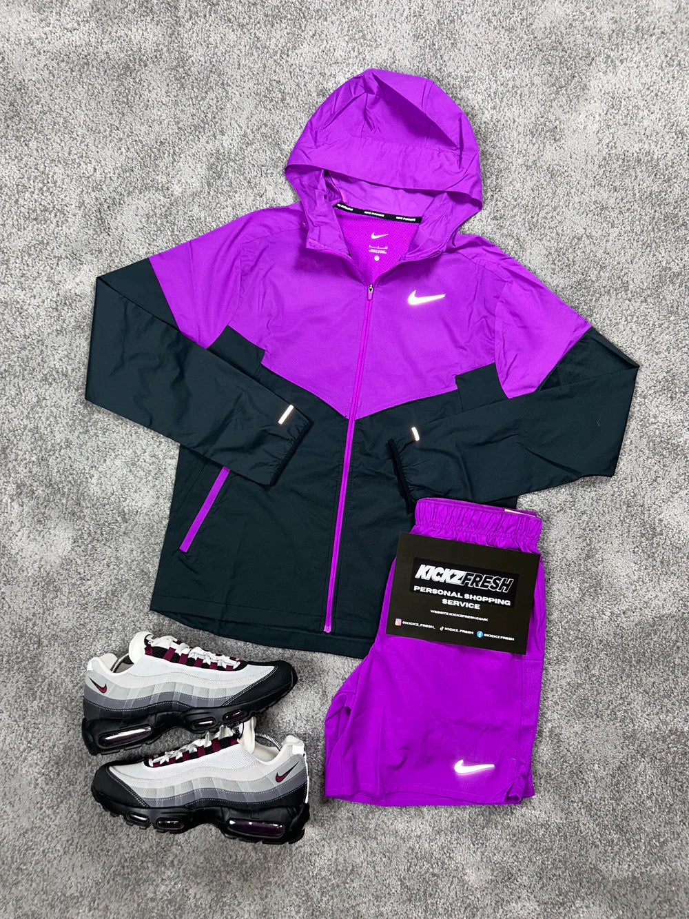 NIKE WINDRUNNER-SET PURPURGEWÖLBE FÜR HERREN