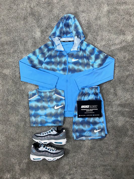 NIKE WINDRUNNER 3-TEILIGES HERRENSET „SOUNDWAVE UNIVERSITÄTSBLAU“