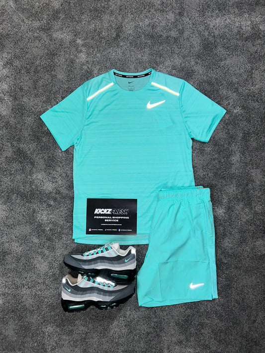 NIKE MILER HERRENSET „HYPER TÜRKIS“