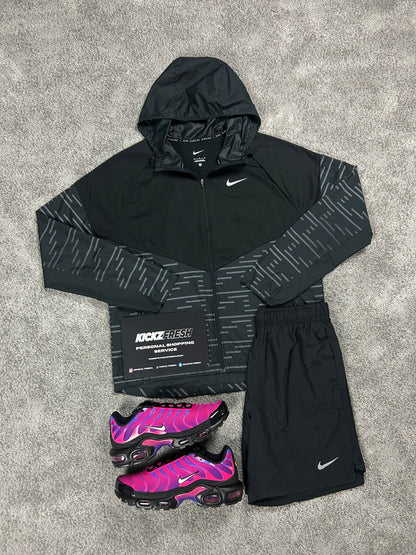 NIKE WINDRUNNER-SET REFLEKTIERENDES SCHWARZ DIVISION FÜR HERREN
