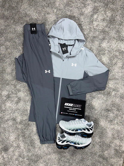 UNDER ARMOUR HYBRID BIKOLOR TRAININGANZUG GRAU