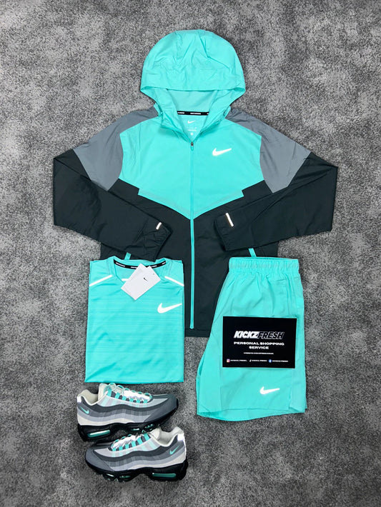 NIKE WINDRUNNER 3-TEILIGES HERRENSET „HYPER TÜRKIS“