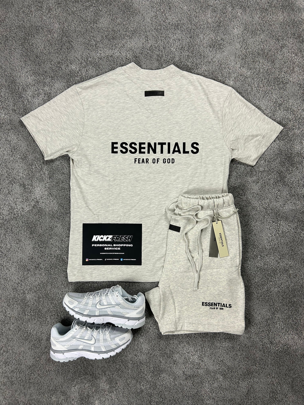 ESSENTIALS FEAR OF GOD HERRENSET HELL AVEINE