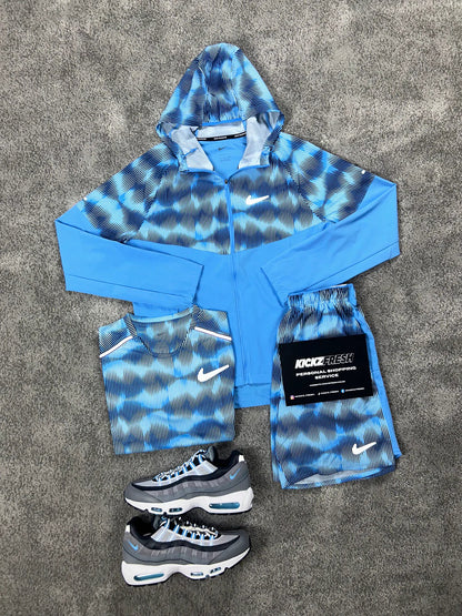 NIKE WINDRUNNER 3-TEILIGES HERRENSET „SOUNDWAVE UNIVERSITÄTSBLAU“