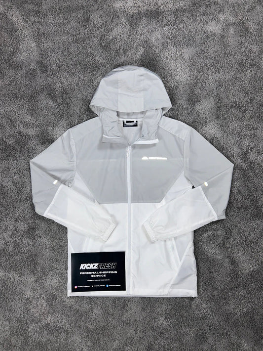 MONTERRAIN WINDRUNNER ASCENT JACKE „GRAU-WEISS“
