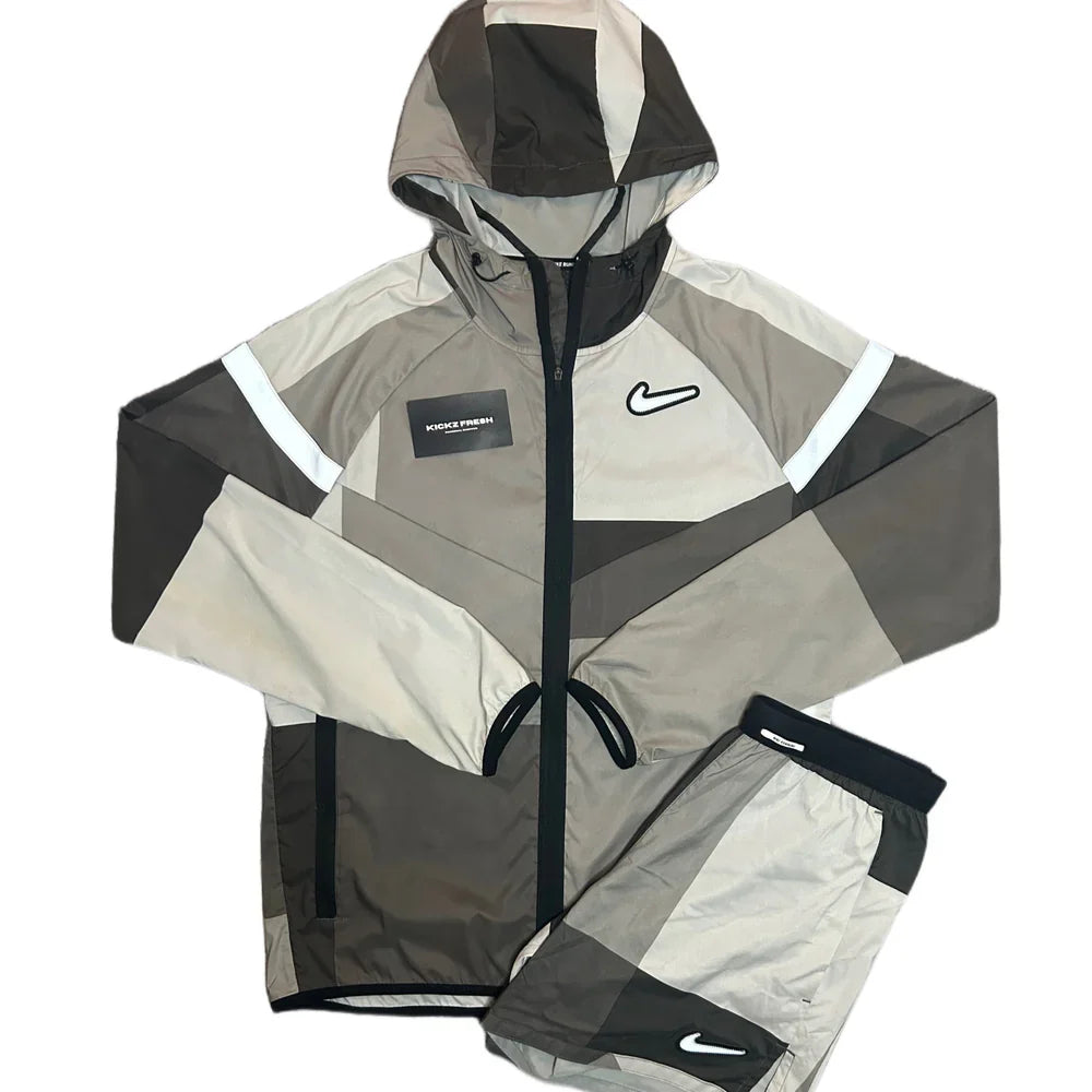 NIKE WILDRUN PATCHWORK-SET GRAU FÜR HERREN