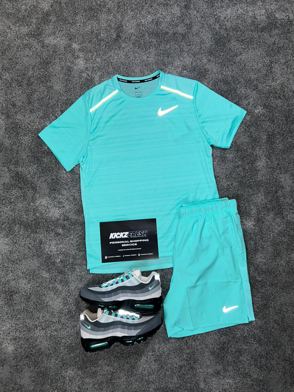 NIKE MILER HERRENSET „HYPER TÜRKIS“