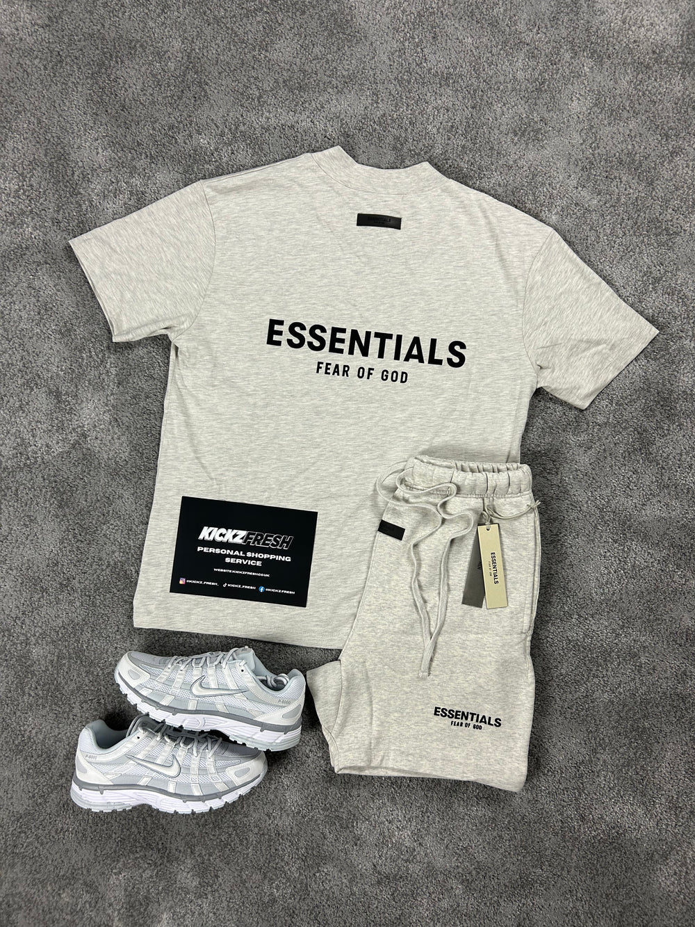 ESSENTIALS FEAR OF GOD HERRENSET HELL AVEINE