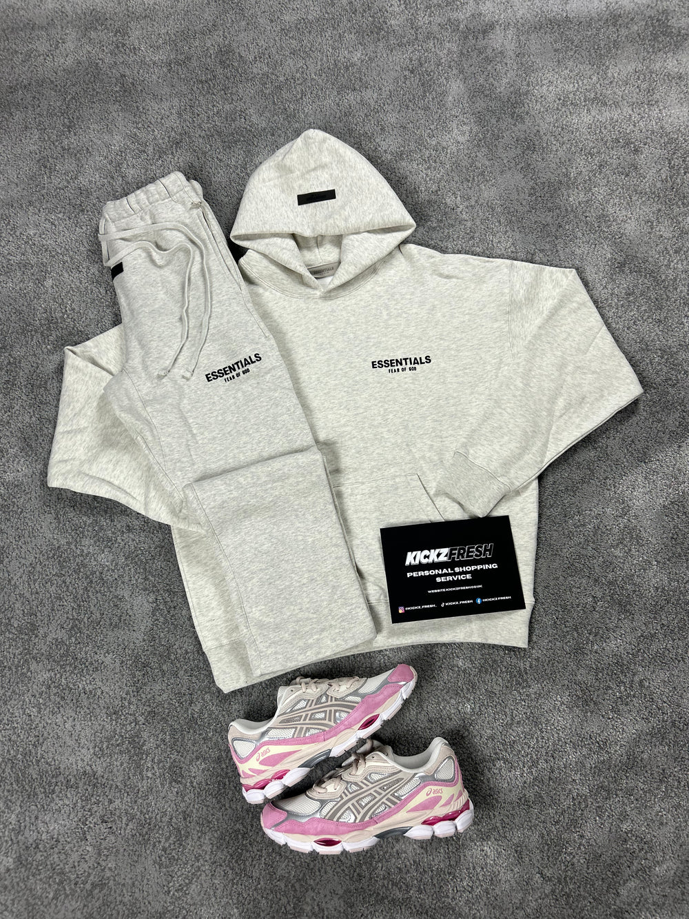 ESSENTIALS FEAR OF GOD TRAININGANZUG OFFENE FÜSSE HELL AVEINE