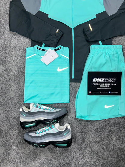 NIKE WINDRUNNER 3-TEILIGES HERRENSET „HYPER TÜRKIS“