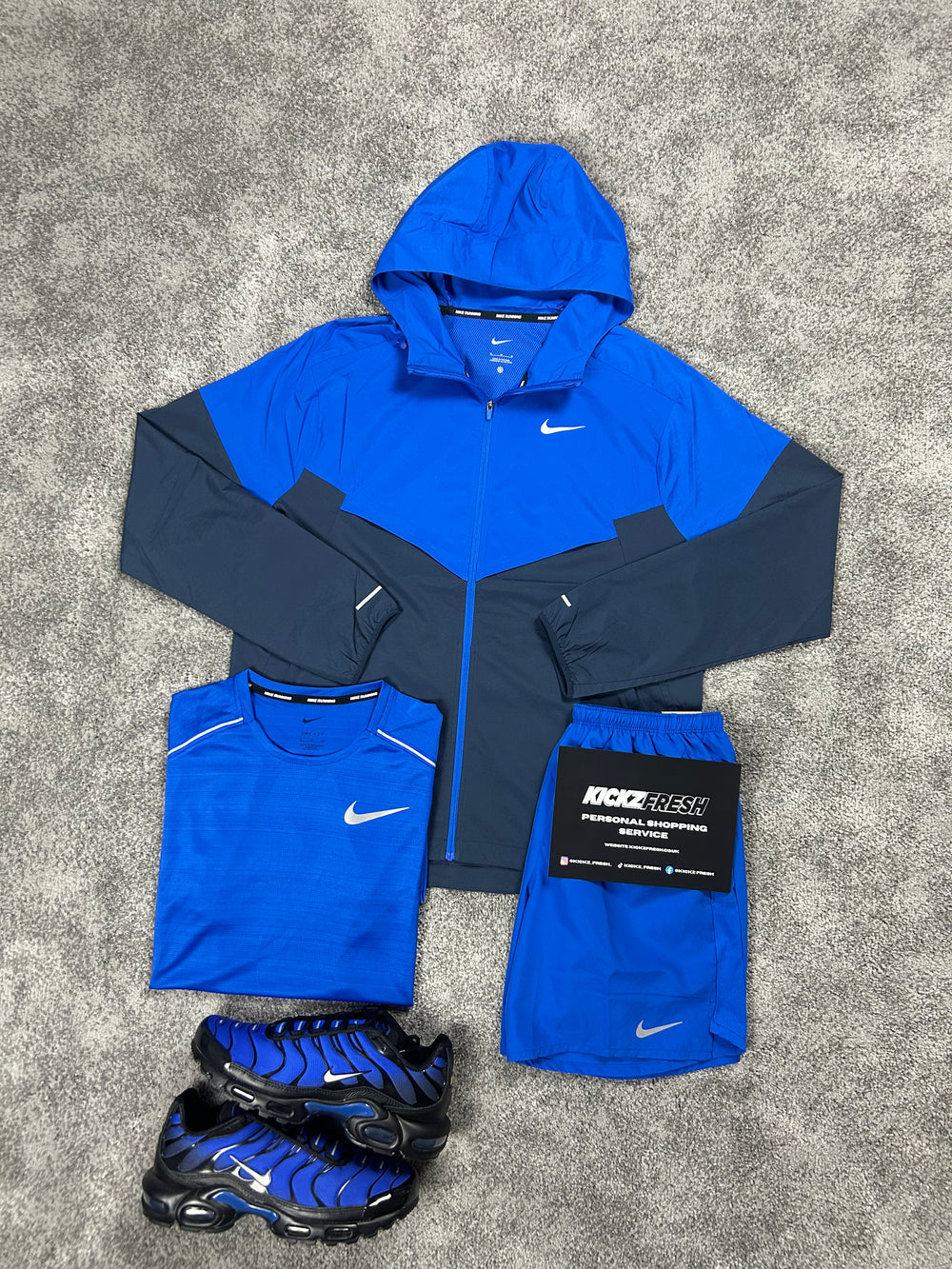 NIKE WINDRUNNER 3-TEILIGES HERRENSET „KÖNIGSBLAU“
