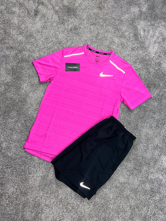 NIKE MILER HERRENSET „FUCHSIAROSA“