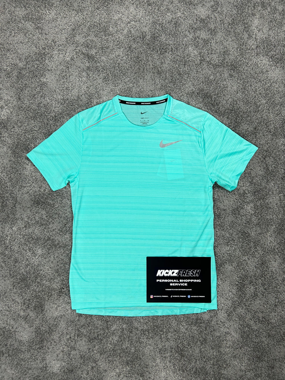 NIKE MILER T-SHIRT „HYPER-TÜRKIS“