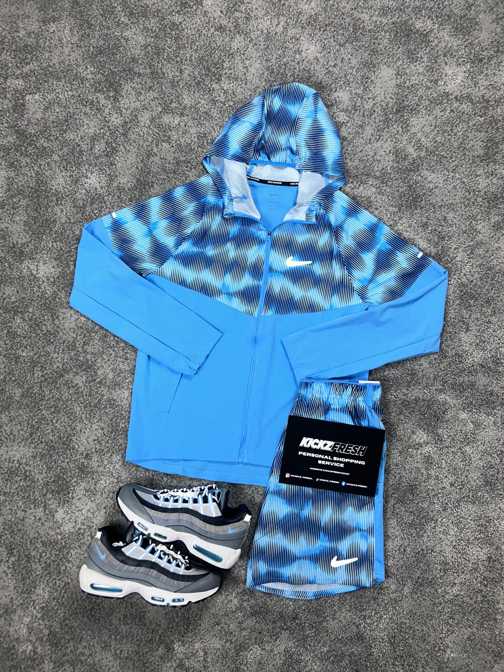 NIKE WINDRUNNER-SET SOUNDWAVE UNIVERSITÄTSBLAU FÜR HERREN