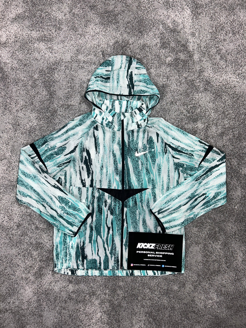 NIKE WINDRUNNER JACKE „JADEZEBRA“