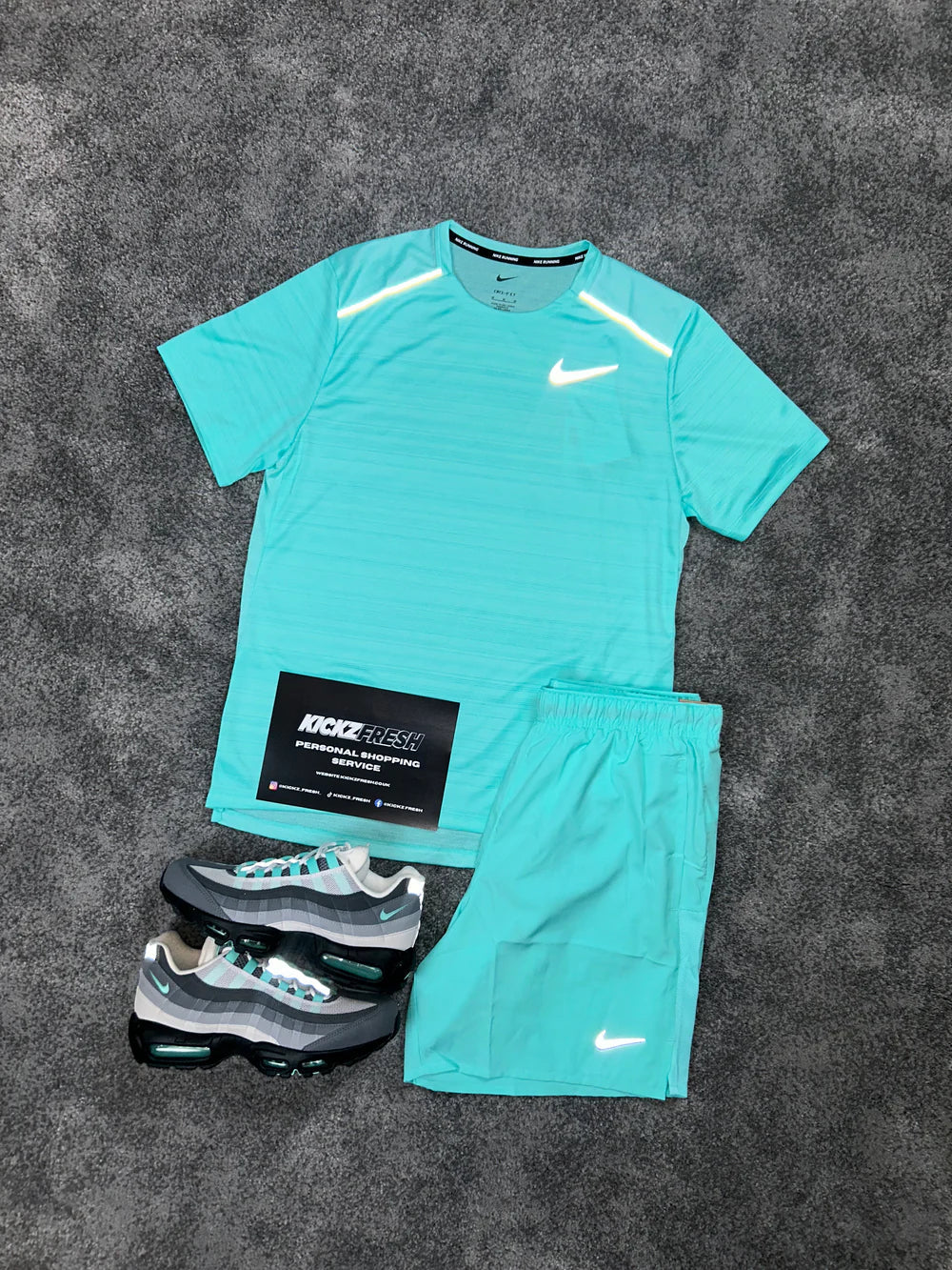 NIKE MILER HERRENSET „HYPER TÜRKIS“