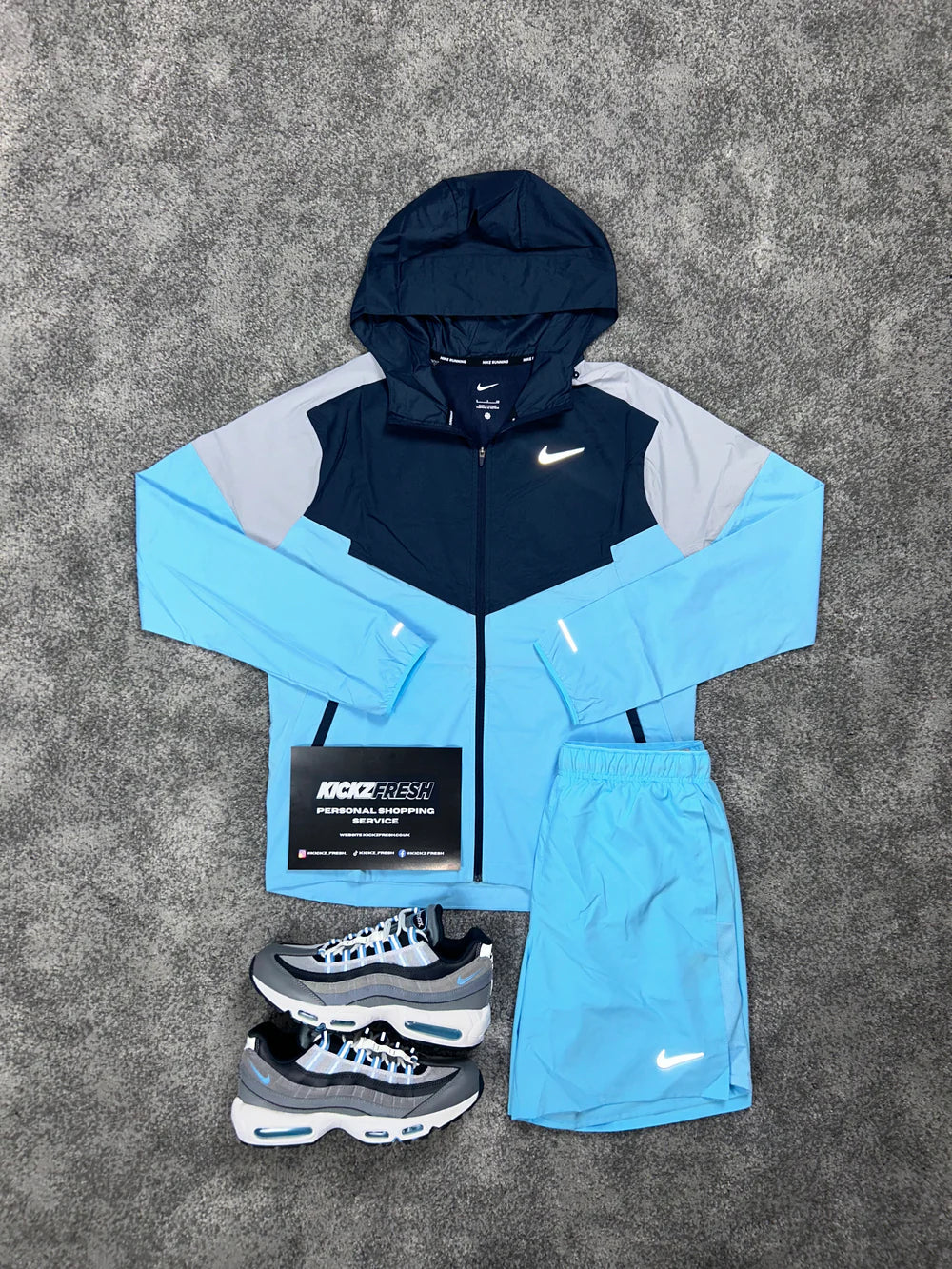 NIKE WINDRUNNER-SET AQUARIUS DUNKELBLAU FÜR HERREN