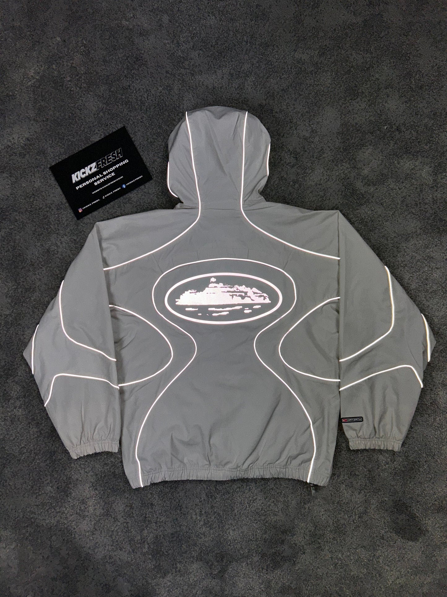 CORTEIZ RTW X NIKE NRG TRAININGSANZUG IN ECRU