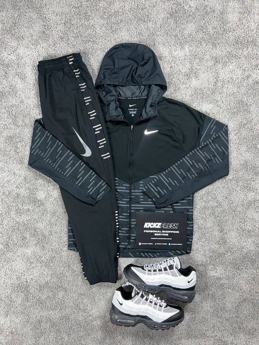 NIKE WINDRUNNER TRAININGANZUG REFLEKTIERENDES SCHWARZ DIVISION