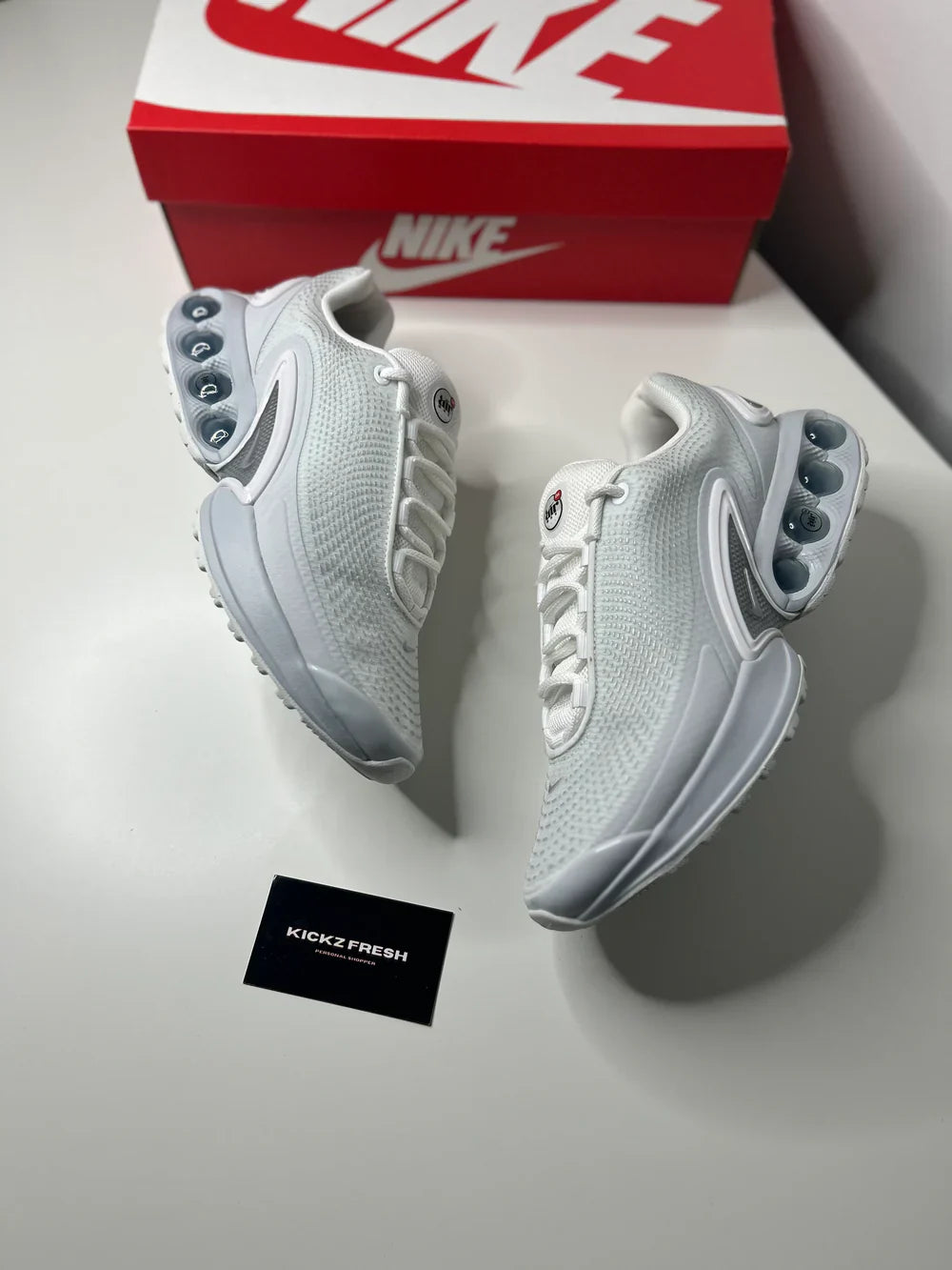 NIKE AIR MAX DN WEISS METALLISCH SILBER